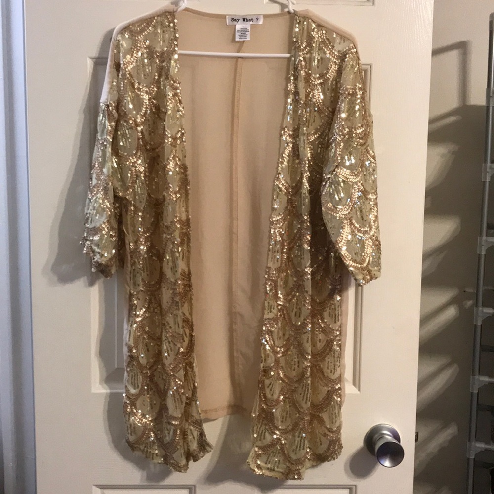 Gold sequin cover *pending sale*